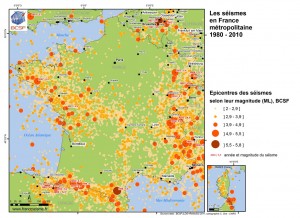 Séismes en France