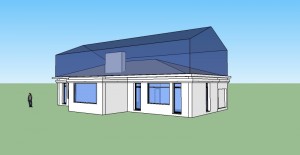 Extension d'une maison par création étage