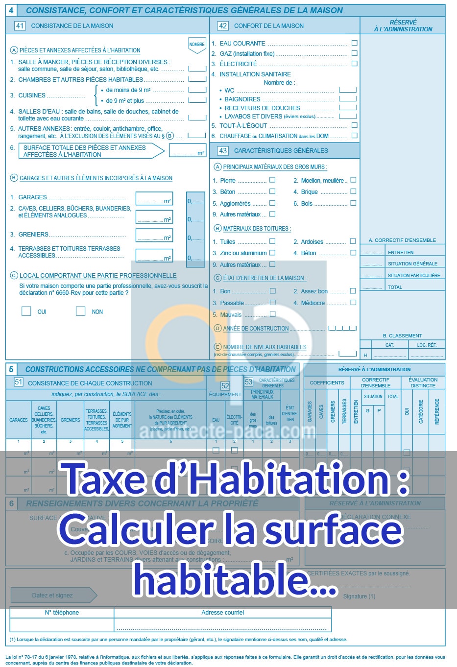formulaire-H1-Taxe-habitation-calcul-surface