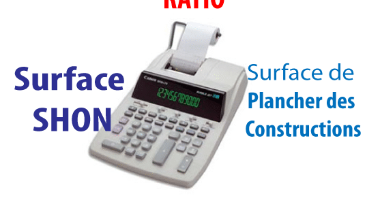 Ratio Entre Surfaces Shon Et Surface De Plancher Des Constructions